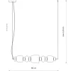 Lampa wisząca CERAMIC LED 26W 3000K