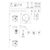 Lampa Wisząca CIRCOLO Czarny 18W LED 4000K 45cm
