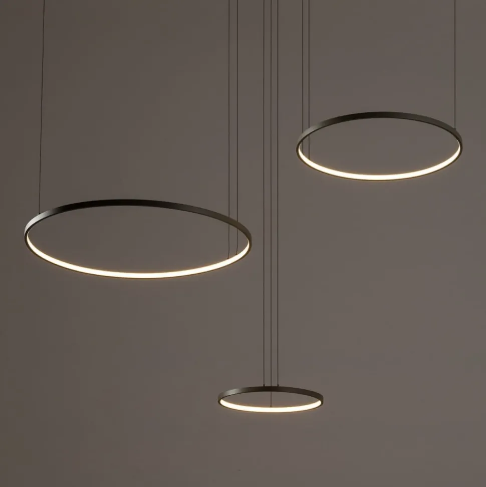 Lampa wisząca CIRCOLO LED oliwkowa 45W 3000K