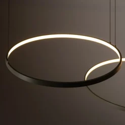 Lampa wisząca CIRCOLO LED oliwkowa 45W 3000K