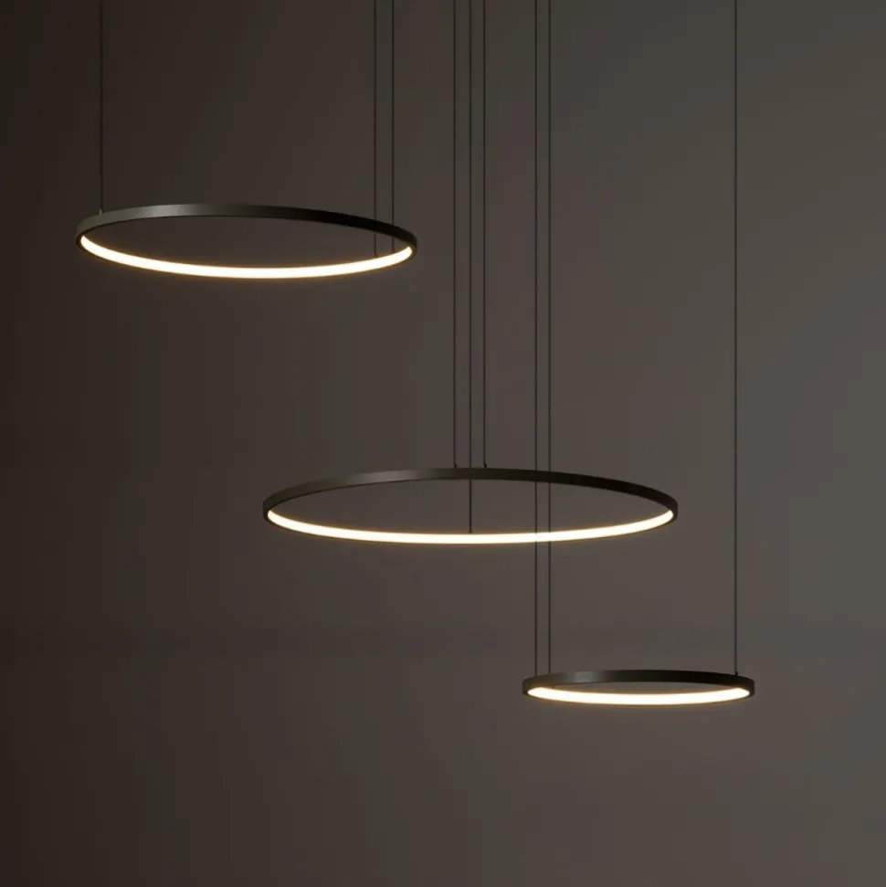 Lampa wisząca CIRCOLO LED oliwkowa 45W 3000K