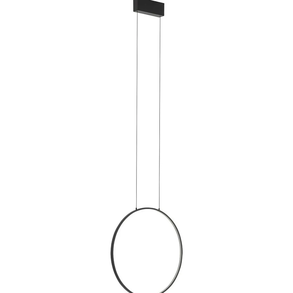 Lampa Wisząca CIRCOLO P Czarny 18W LED 4000K 45cm