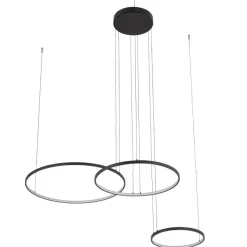 Lampa wisząca CIRCOLO POWER LED czarna 85W 3000K