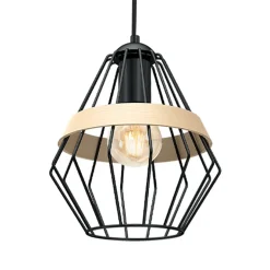 Lampa wisząca CLIFF BLACK 1xE27