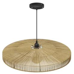 Lampa wisząca 58cm beżowa Bellamy