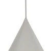 Lampa Wisząca CONO Beżowy Metalowy Klosz 1xE27 32cm