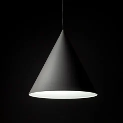 Lampa Wisząca CONO Beżowy Metalowy Klosz 1xE27 32cm