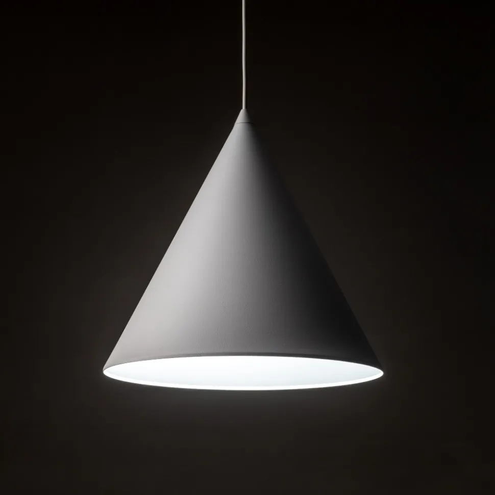 Lampa Wisząca CONO Biały Metalowy Klosz 1xE27 32cm