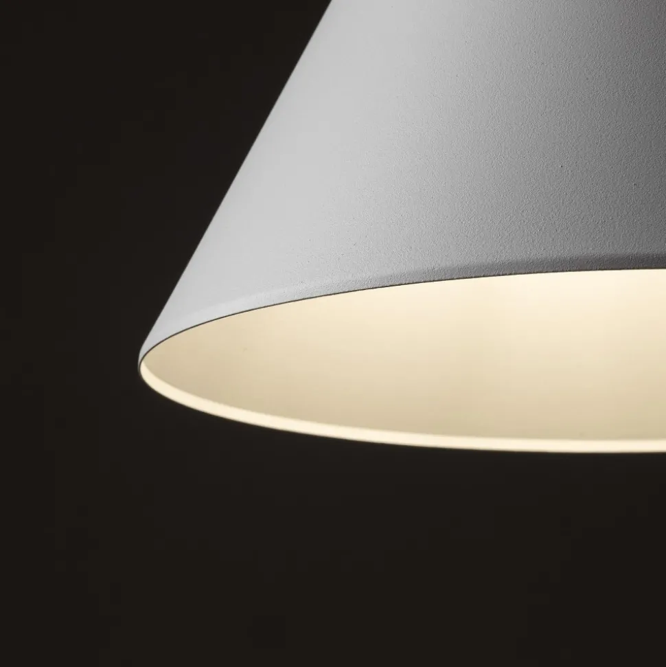 Lampa Wisząca CONO Biały Metalowy Klosz 1xE27 32cm
