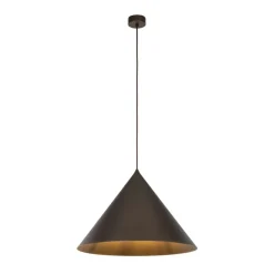 Lampa wisząca CONO XL brązowa 1xE27