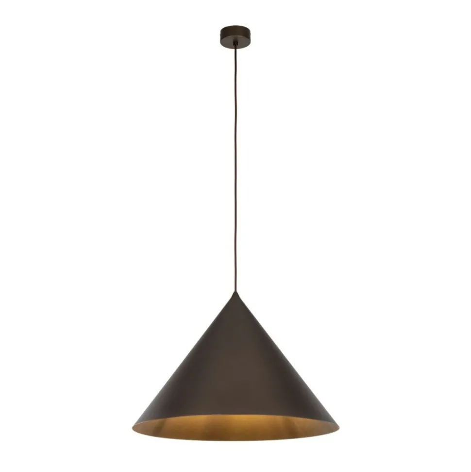 Lampa wisząca CONO XL brązowa 1xE27