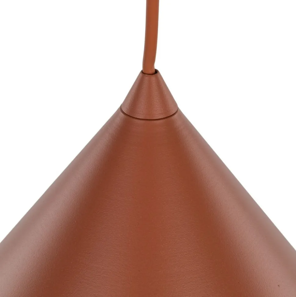 Lampa wisząca CONO XL ceglasta 1xE27