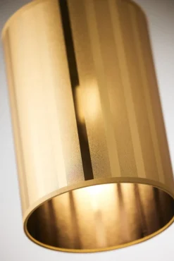 Lampa wisząca CORTINA czarna złoty klosz 1xE27
