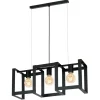 Lampa wisząca czarna Kartel LOFT plafon