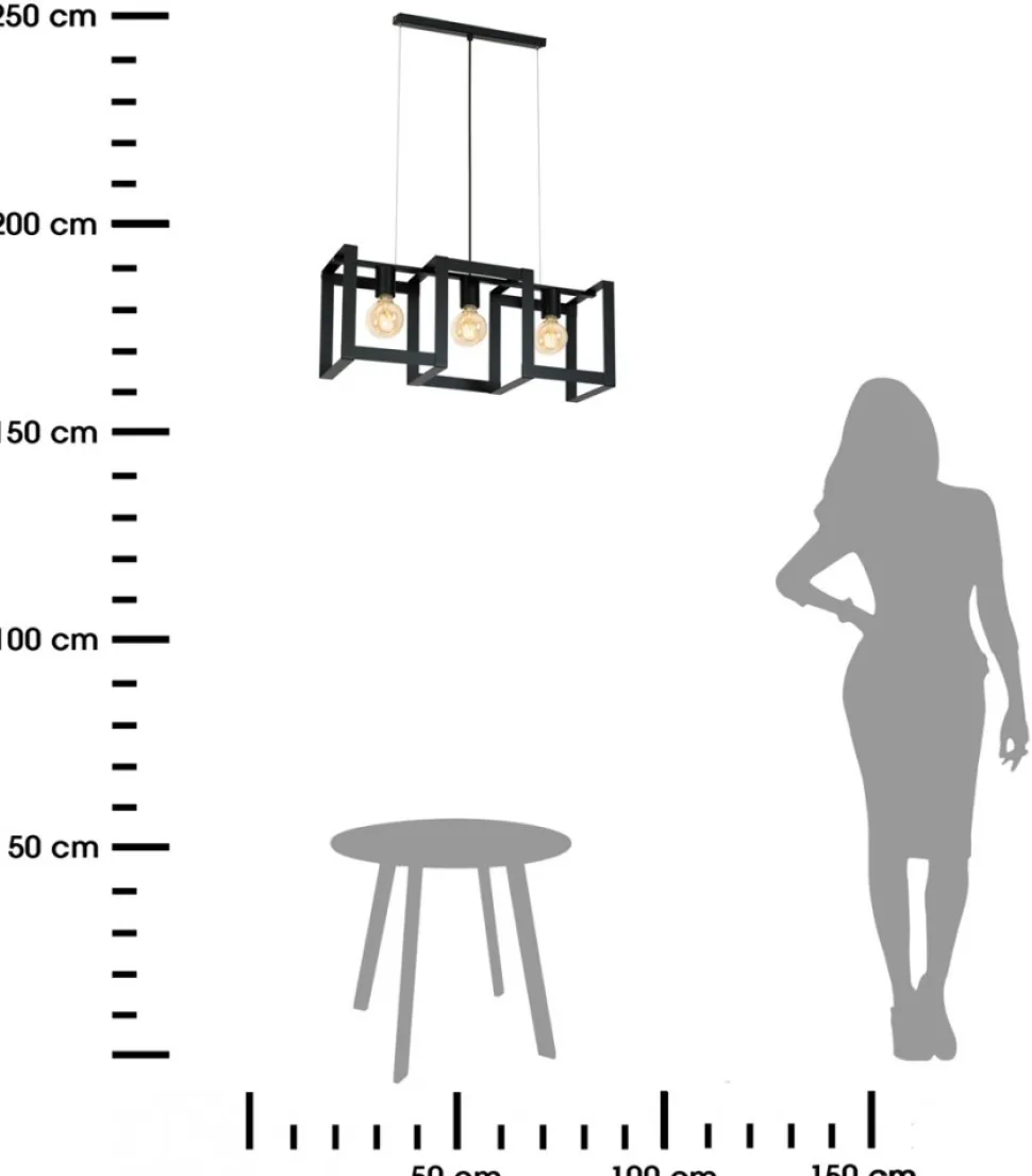 Lampa wisząca czarna Kartel LOFT plafon