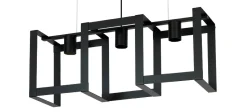 Lampa wisząca czarna Kartel LOFT plafon