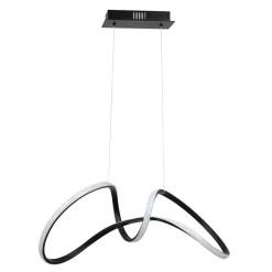 Lampa wisząca czarna Tesoro 48W LED