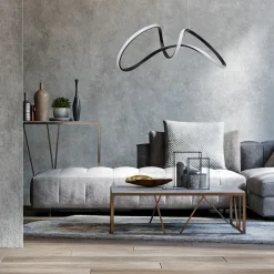 Lampa wisząca czarna Tesoro 48W LED