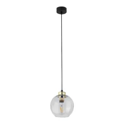 Lampa wisząca DEVI transparentna 1xE27 18 cm