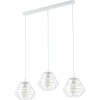 Lampa Wisząca DIAMOND Biały Metalowe Klosze 3xE27