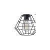 Lampa Wisząca DIAMOND Czarny Metalowy Klosz 1xE27 22 cm