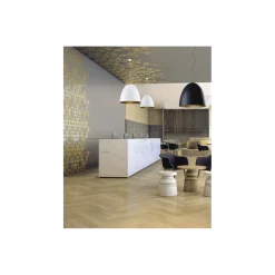 Lampa Wisząca EGG Biały Złoty Metalowy Klosz 1xE27 75cm