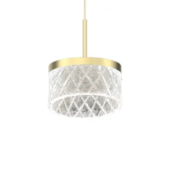 Lampa wisząca ELEGANCE Złota 9W LED 4000K 15cm
