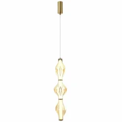 Lampa wisząca ELVA mosiądz 1xLED 22W 3000K