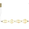 Lampa wisząca ELVA mosiądz 1xLED 30W 3000K