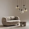 Lampa Wisząca ESME Mix Szklane Klosze 5xE27