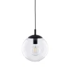 Lampa Wisząca ESME Transparentny Szklany Klosz 1xE27 25 cm