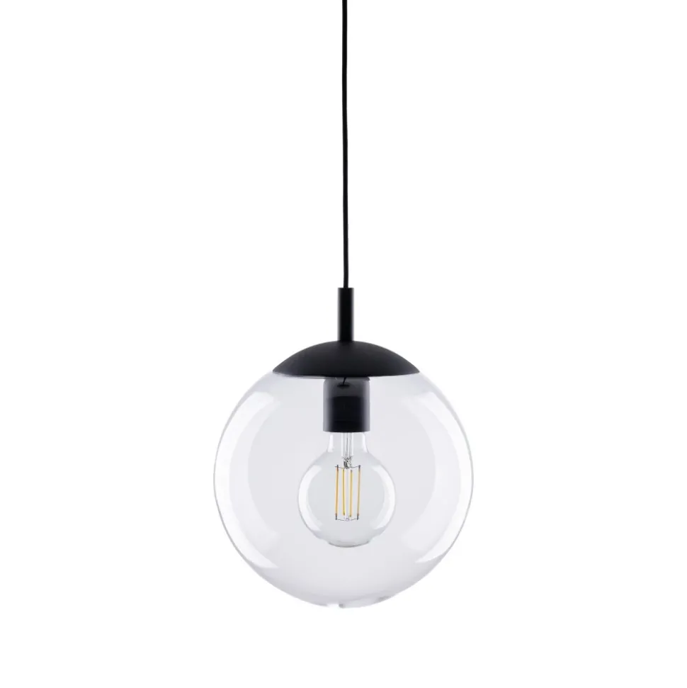 Lampa Wisząca ESME Transparentny Szklany Klosz 1xE27 25 cm