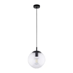 Lampa Wisząca ESME Transparentny Szklany Klosz 1xE27 25 cm