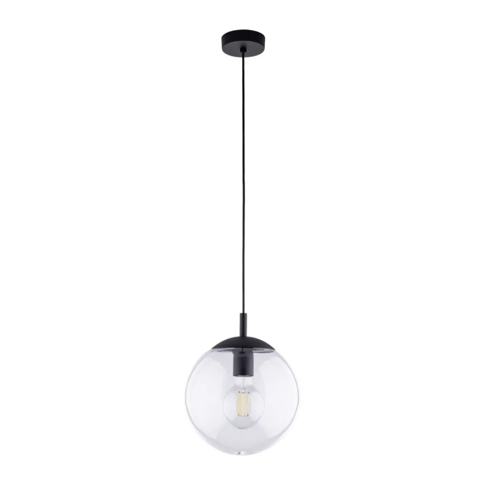 Lampa Wisząca ESME Transparentny Szklany Klosz 1xE27 25 cm