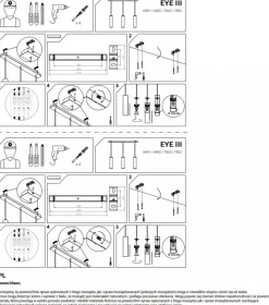Lampa Wisząca EYE Biały 3xGU10 Listwa