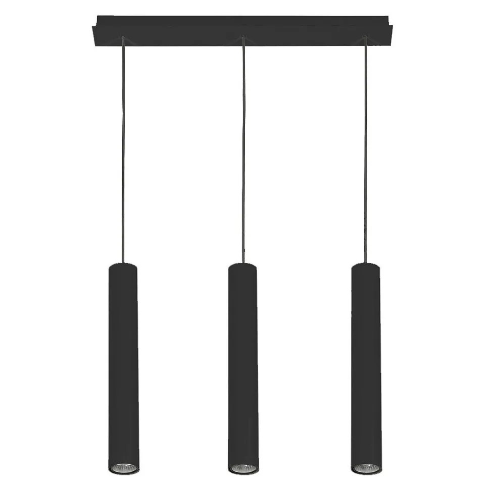 Lampa Wisząca EYE Czarny 3xGU10 Listwa