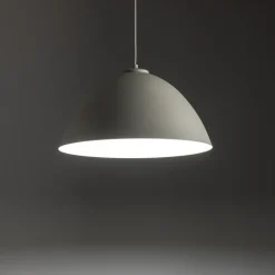 Lampa Wisząca FARO Beżowy Metalowy Klosz 1xE27 50cm