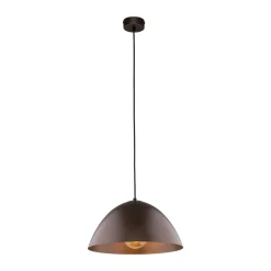 Lampa wisząca FARO brązowa 1xE27 34 cm