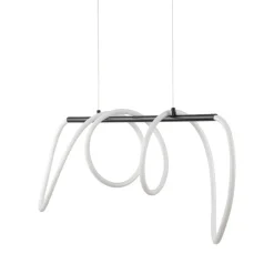 Lampa wisząca FLEXI czarna 1xLED 36W 4000K