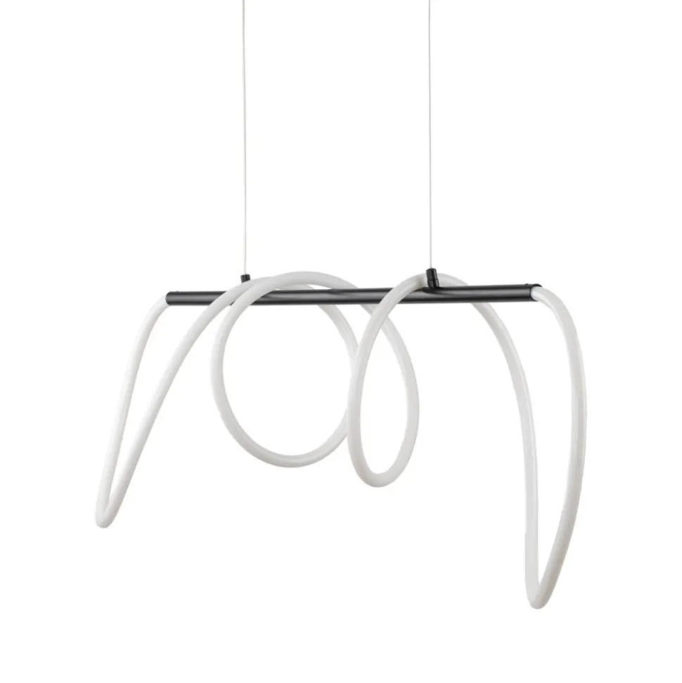 Lampa wisząca FLEXI czarna 1xLED 36W 4000K