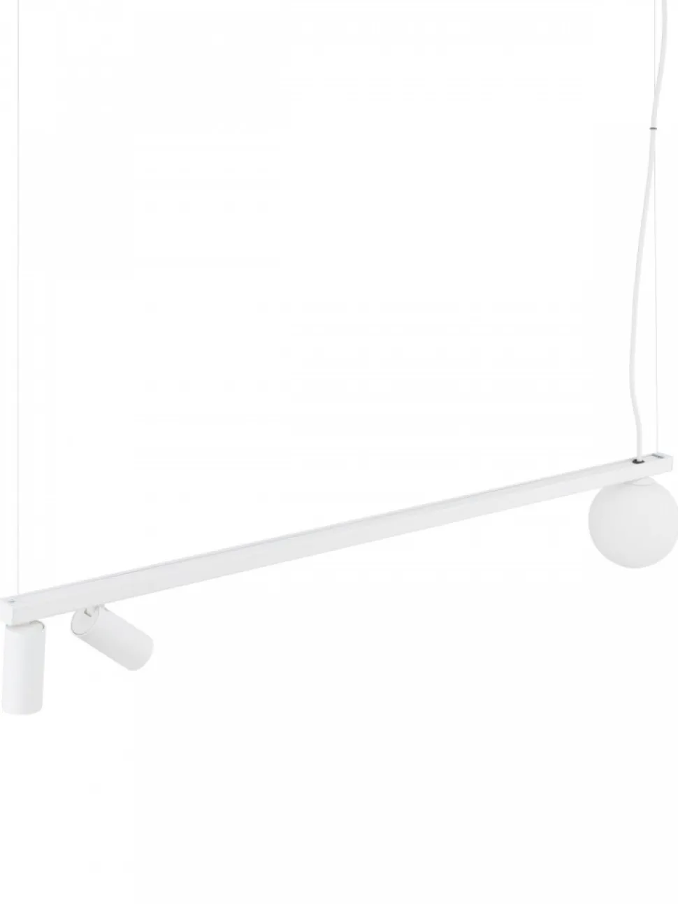 Lampa wisząca FOURTY biała 2xGU10 1xG9