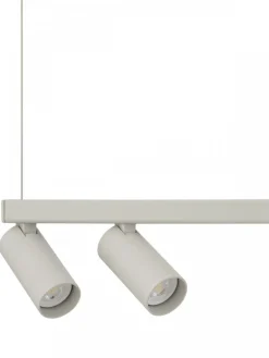 Lampa wisząca FOURTY szara 2xGU10 1xG9