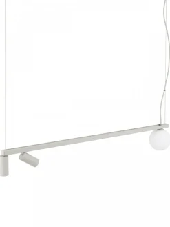 Lampa wisząca FOURTY szara 2xGU10 1xG9
