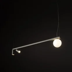 Lampa wisząca FOURTY szara 2xGU10 1xG9
