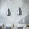Lampa Wisząca FUENTE Czarny Grafitowy Szklany Klosz 1xE27