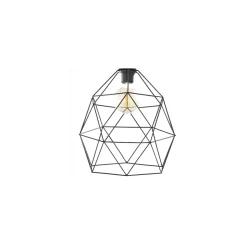 Lampa Wisząca GALAXY Czarny Metalowy Klosz 1xE27 33cm