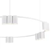 Lampa Wisząca GENESIS Koło Biały 15xGU10 100cm