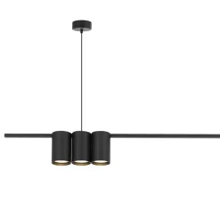 Lampa Wisząca GENESIS Listwa Czarny 5xGU10