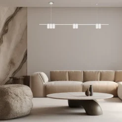 Lampa Wisząca GENESIS Listwa Biały 7xGU10