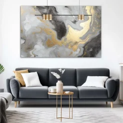 Lampa Wisząca GENESIS Listwa Złoty 5xGU10